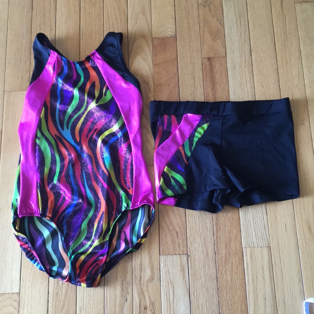Balera Leotard & Matching Booty Shorts - LC
